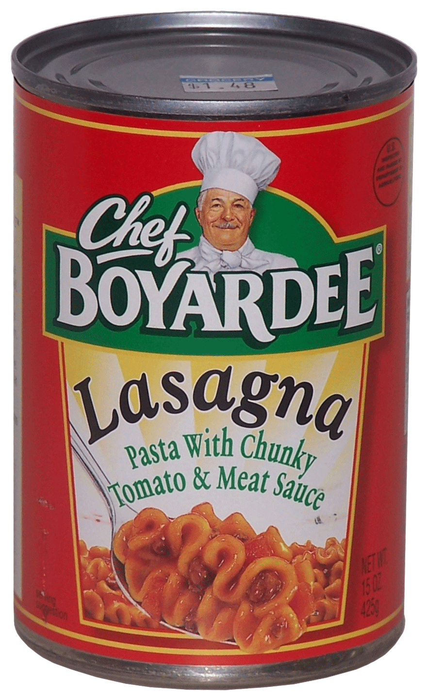 Chef Boyardee  lasagna pasta with chunky tomato & meat sauce Full-Size Picture